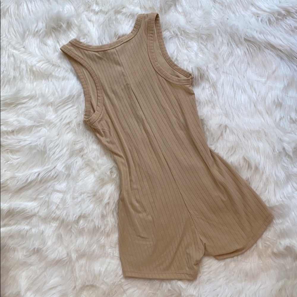 Essential Taupe Romper - Picture 2 of 6